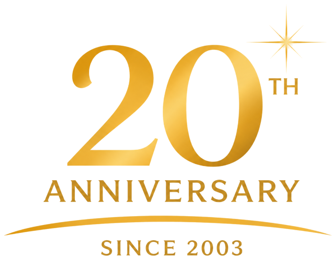 20th Anniversary SINCE 2003